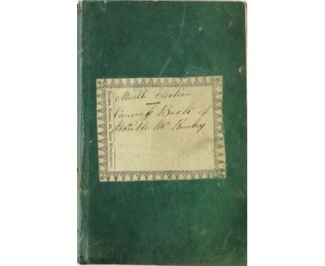 The 1831 Meath ElectionCo. Meath: Rowley (Hon. Richard Thomas) an interesting early 19th Century Manuscript of Local Politica