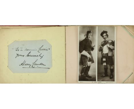 Autographs of Early Theatrical GreatsAutographs: An Album of Autographs and Photographs, early 20th Century, mainly theatrica