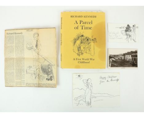 Kennedy (Richard)  A Parcel of Time, A First World War Childhood.  Illustrated by the Author. Whittington Press 1977, First E