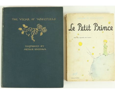 Juvenalia: [Rackham (A.)] Goldsmith (Oliver) The Vicar of Wakefield, 4to L. 1929. First Edn., with coloured plates &amp; bl. 