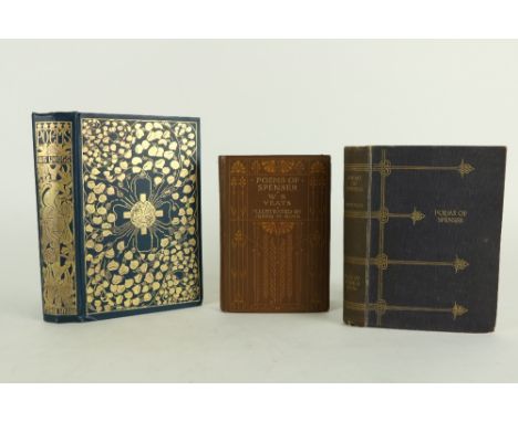 Yeats (W.B.) Poems of Spenser, sm. 8vo L. (Caxton Publishing Co.) n.d., frontis &amp; illus., by J.M. King, uncut, purple gil