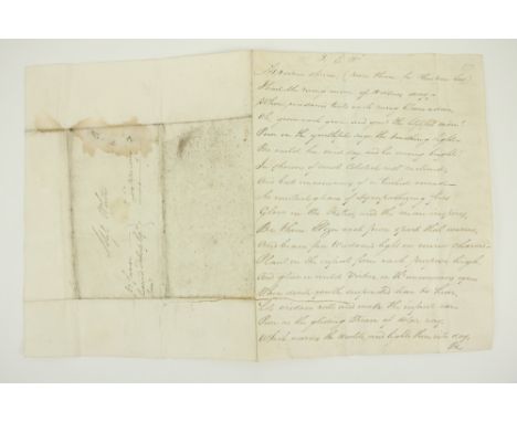 Tipperary Manuscript: A manuscript 30 line Love Poem addressed to Miss Eliza. White of Tipperary, by Robert White, Grafton St