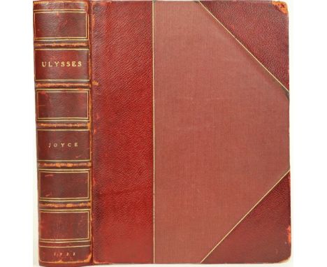 First English Printed Edition of UlyssesJoyce (James) Ulysses, thick 4to, L. (The Egoist Press) 1922, Lim. Edn., 1479 (2000 c