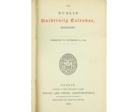 T.C.D.: Salmon (George) Non-Miraculous Christianity, and Other Sermons, Preached in The Chapel of T.C.D. 8vo L. 1881. First E