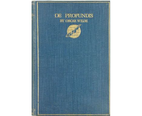 Wilde (Oscar) De Profundis, 8vo L. (Methuen &amp; Co.) [1905] First Edn., uncut, orig. blue cloth, gilt decoration; The Balla