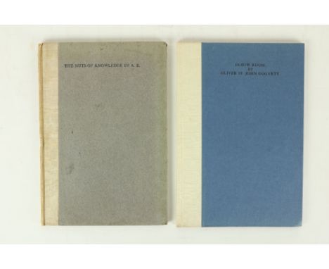 Dun Emer &amp; Cuala: [Russell (George) A.E.] The Nuts of Knowledge, 8vo D. (Dun Emer) 1903, First, inscription on f.e.p., 'M
