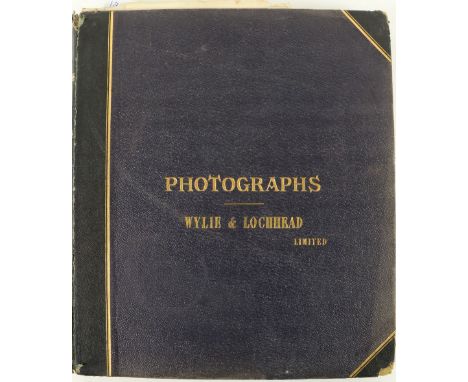 The Glasgow StylePhotographs: Wylie & Lockhead, Ltd., Glasgow: A very good set of three Albums (numbered 1, 2, 3) containing 