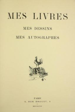 Rare Book Catalogue: Meyer (Arthur) Mes Livres Mes Dessins Mes Autographes, folio Paris 1921 - First Lim. Edition, 150 Copies
