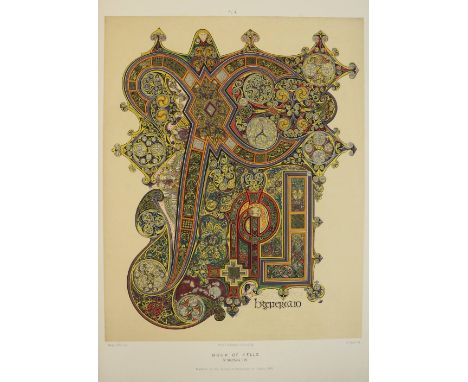 Todd (Rev. J. Henthern) Descriptive Remarks on Illustrations in Certain Ancient Irish Manuscripts, Lg. atlas folio L. 1869. F