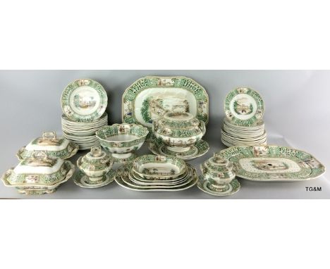 Copeland and Garrett Late Spode New Fayence circa 1830 60 piece