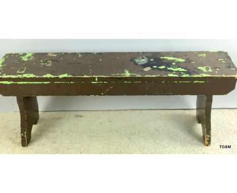 British Railways wooden bench from Yeovil Station
