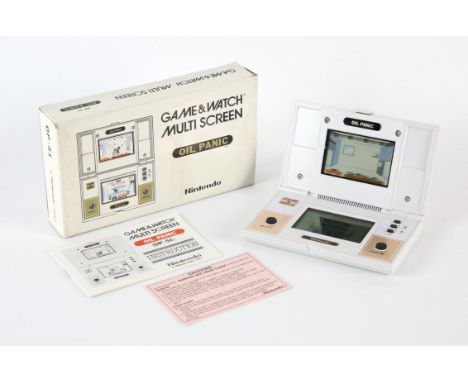 NINTENDO Game & Watch Multi Screen Oil Panic (OP-51) Condition Report:  Item is complete, boxed and in great condition