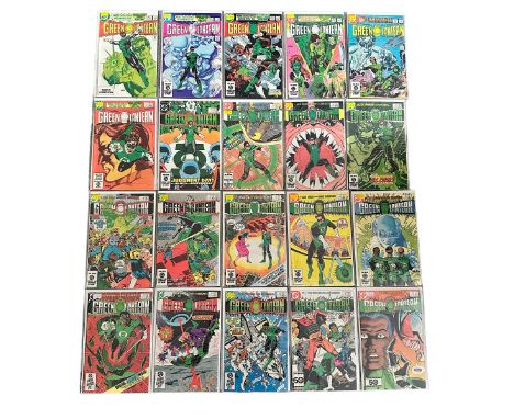 DC Comics Green Lantern 1980s Nos 166-72, 174, 176-181, 184-187, 189, 190: All 20 comics are bagged &amp; boarded, NM.