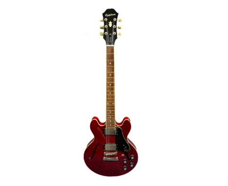 2018 Epiphone ES-339 Electric Guitar in cherry red. In excellent condition. Comes with hardback fitted case, original receipt