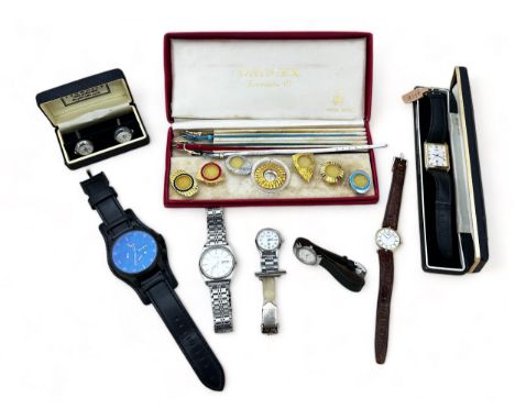 Assorted watches including by Seiko, Rotary, Ingersoll, Citizen, Skagen, Curren and a boxed Drimex Convertable watch along wi