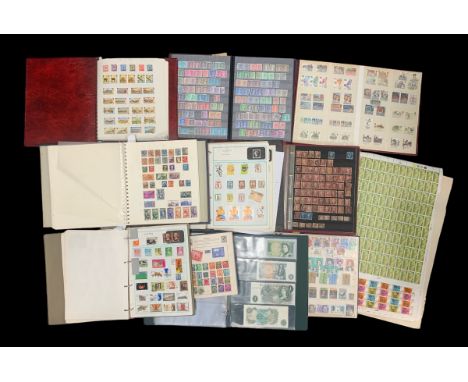 World stamp collection in nine albums / stockbooks and loose, including; Great Britain used issues, QEII Decimal Issues with 