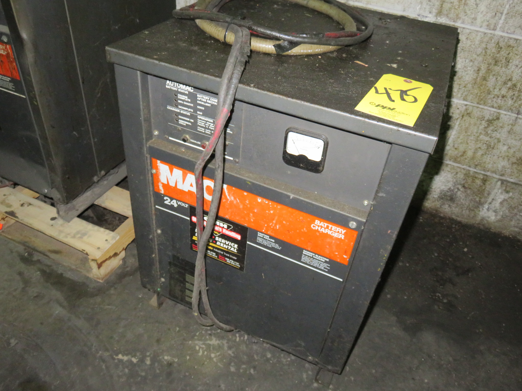 Mac 24 Volt Battery Charger Model AutoMac 2200