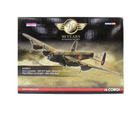 Diecast - a Limited Edition Corgi Aviation Archive 1/72 scale diecast model AA32615&nbsp;Avro Lancaster B.Mk III RAF No.617 S