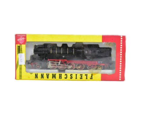 Model Railway - a vintage German Fleischmann made HO / OO gauge model railway trainset locomotive No.&nbsp;1324&nbsp;DB 2-8-4