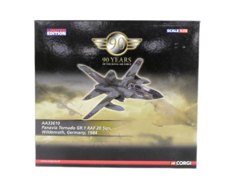 Diecast - a Limited Edition Corgi Aviation Archive 1/72 scale diecast model AA33610&nbsp;Panavia Tornado GR 1 RAF No.20 Sqn R