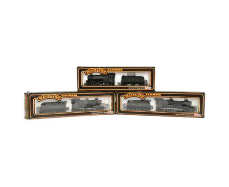 Model Railway - x3 Palitoy Mainline OO gauge model railway trainset locomotive engines comprising; Class 2251 Collett Goods 0