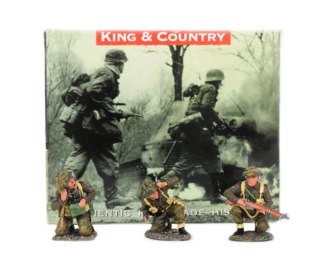 King &amp; Country - an original King &amp; Country 1/30 scale hand painted model No. DD112 Canadian Infantry Command Set. Hi