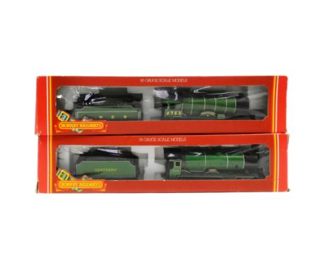 Model Railway - x2 Hornby OO gauge model railway trainset locomotive engines comprising;&nbsp;R380 Schools Class V 4-4-0 'Sto