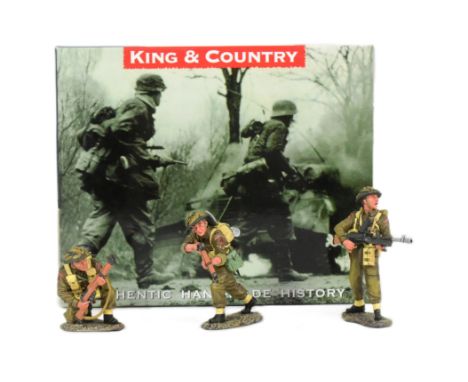 King &amp; Country - an original King &amp; Country 1/30 scale hand painted model set No. DD108 Bren Gun Team. Highly detaile