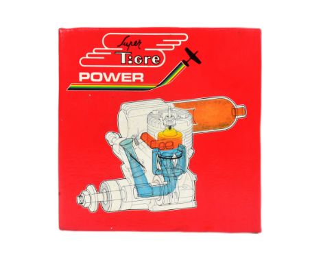 RC Models - a boxed Super Tigre (Italian)&nbsp;made RC Radio Control model plane engine No. X 61. Appears unused with x2 seal