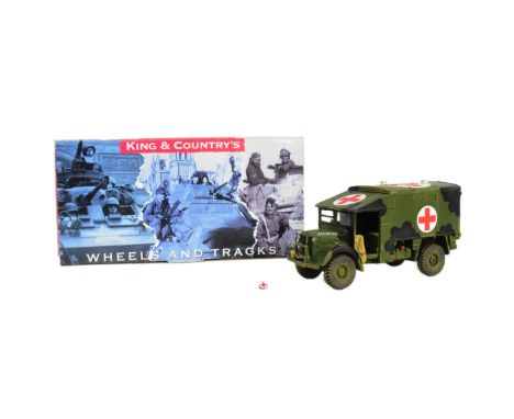 King &amp; Country - an original King &amp; Country 1/30 scale hand painted model No.&nbsp;FOB040 Austin K2 Ambulance. Model 
