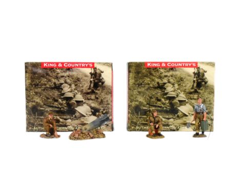 King &amp; Country - x2 original King &amp; Country 1/30 scale hand painted models comprising; FOB072 Danger UXB and FOB074 S