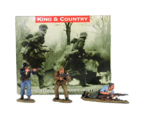 King &amp; Country - an original King &amp; Country 1/30 scale hand painted model No. DD090&nbsp;FFI Resistance Ambush Group.