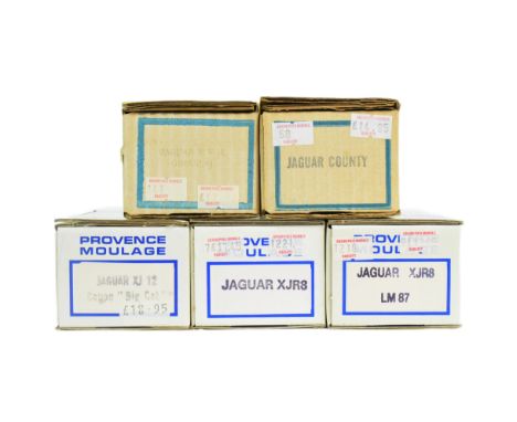 Model Kits - x5 Provence Moulage (France) 1/43 scale resin / mixed media car model kits. All of Jaguar interest and largely u