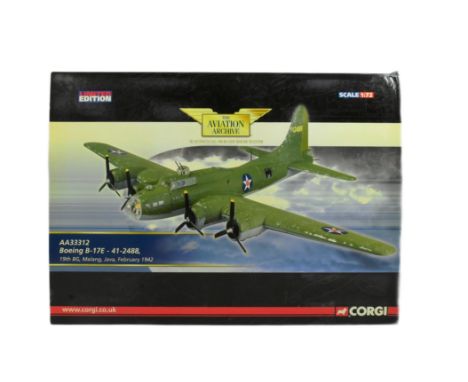 Diecast - a Limited Edition Corgi Aviation Archive 1/72 scale diecast model&nbsp;AA33312 Boeing B-17E Flying Fortress USAAF 1