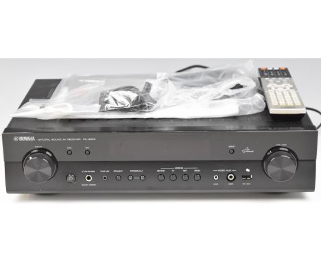 Yamaha RX-S600 AV receiver with remote control, antenna, instruction manual and original box