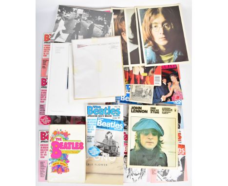 A collection of Beatles ephemera to include Cavern Club headed paper for A R McFall (the owner Ray McFall) and Cavern Club 'p