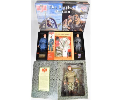 Two Kenner / Hasbro GI Joe action doll boxed sets comprising US Marine 'Heavy Weapon Series' Kaybee Toys exclusive and GI Joe