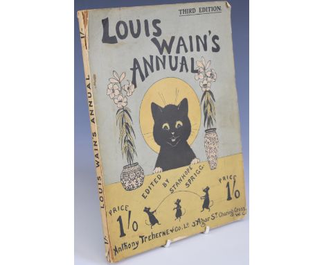 Louis Wain&rsquo;s Annual edited by Stanhope Sprigg, published Anthony Treherne (c.1902) third edition with numerous plates a