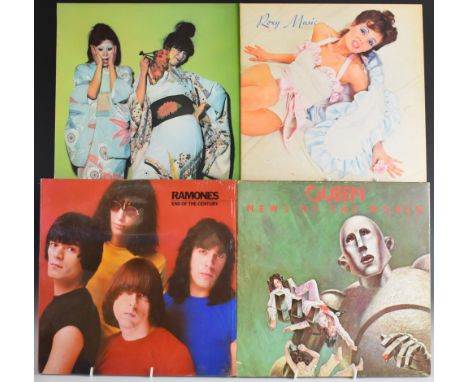 Approximately 70 albums including Queen, The Ramones, Roxy Music, Scorpions, Shanghai, Sun Treader, Sarstedt Brothers, The Sh