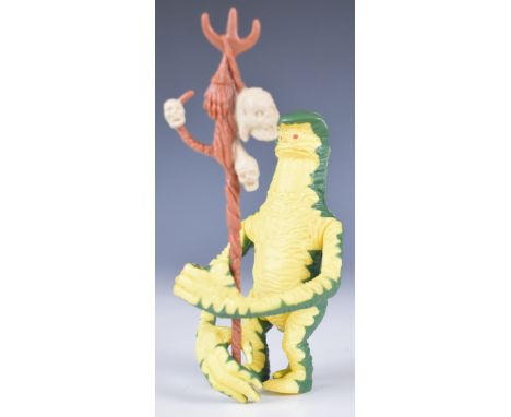 Star Wars Amanaman action figure by Kenner, marked LFL 1985 to rear of leg, complete with staff.