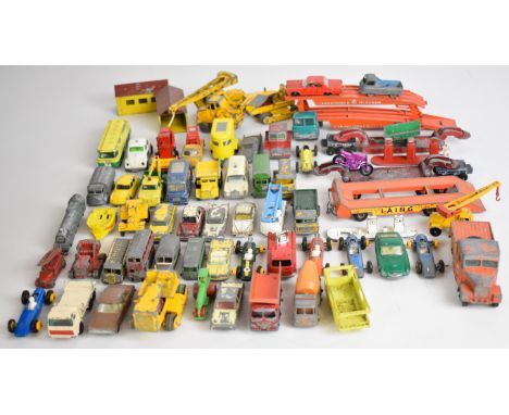 Over fifty Lesney, Matchbox 75 and similar diecast model cars to include BP Auto Tanker, Pontiac GP Sports Coup&eacute;, Ferr