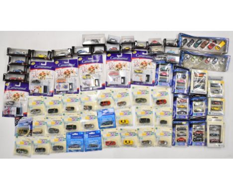 Over sixty small scale diecast model cars by Cararama, Oxford and High Speed Model Collection, to include multi car sets, all