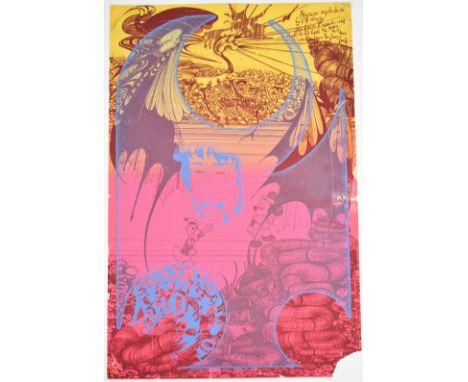 Hapshash and the Coloured Coat (Nigel Waymouth and Michael English) Crazy World Of Arthur Brown silkscreen psychedelic music 