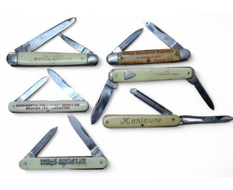 Pocket knife and advertising interest - a Harrison Brothers &amp; Howson two blade pocket knife, branded Surgaseptic The Perf