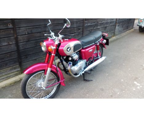 Honda CD175 - Having undergone a total “Nut and Bolt” restoration at a cost of over £4000 you can imagine the condition of th