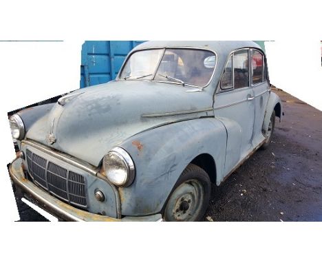 Morris Minor “Split Screen” Rolling Restoration Project 1953 - This suprisingly original “Split Screen Moggy” is an ideal can