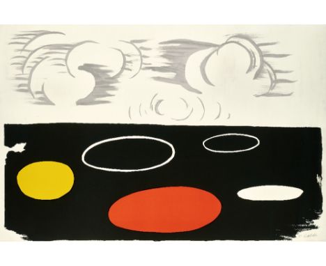 Alexander Calder (1898-1976)Marée Basse (Low Tide) (M. 49), 1974&nbsp;Lithograph in colors on Chiffon de Mandeure paper, sign