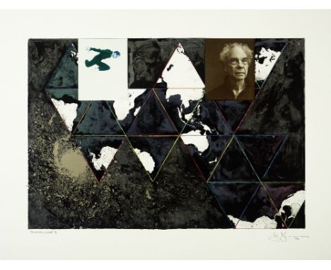 Jasper Johns (born 1930)Ocean, 1996&nbsp;Lithograph in colors on Somerset paper, signed in pencil, dated and numbered Printer