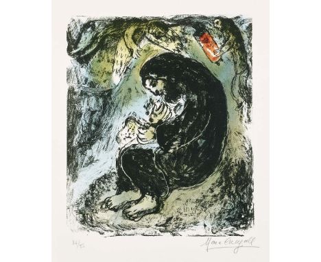 Marc Chagall (1887-1985)Méditation (M.941), 1979&nbsp;Lithograph in colors on Arches paper, signed in pencil and numbered 34/