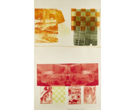 Robert Rauschenberg (1925-2008)Lithograph II, from Glacial Decoy Series (ULAE, 102), 1980Lithograph in colors on Arches paper